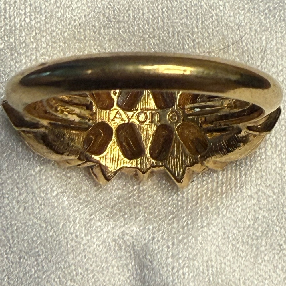 Avon 1973 Royal Occasion Smoky Topaz ring - Picture 13 of 13
